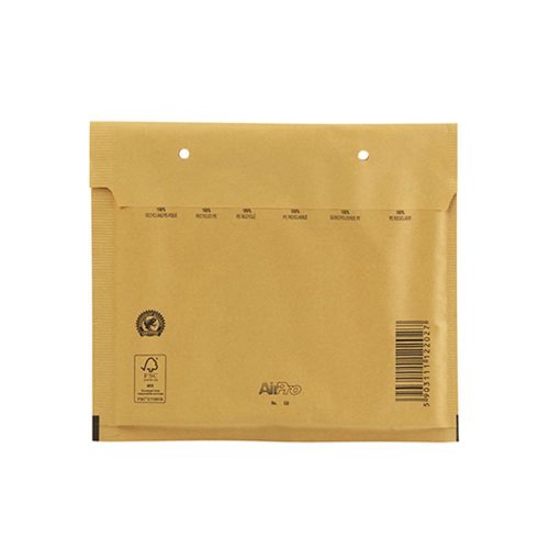Légpárnás tasak barna CD szilikon külső méret 200x175mm belső méret 180x165mm