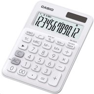   Számológép asztali 12 digit nagy, döntött kijelző fehér CASIO MS 20 UC WE