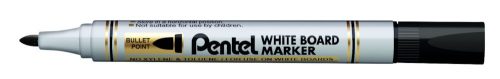 Táblamarker 2mm, kerek, PENTEL fekete