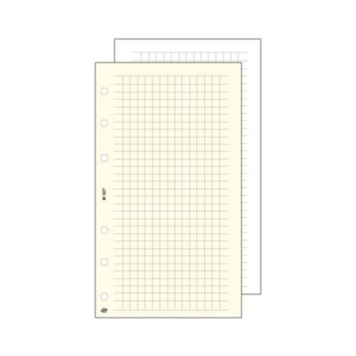 Kalendárium betét, jegyzetlap, "L", kockás, SATURNUS, fehér 