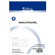  Nyomtatvány, szállítólevél, 50x2, A5, VICTORIA "B.10-70", 10 tömb/csomag