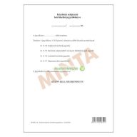   B.11-93. KÉSZLETEK SELEJTEZÉSI, LEÉRTÉKELÉSI JEGYZŐKÖNYVE, A/4, ÁLLÓ, 4 BELLAP