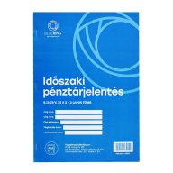   IDŐSZAKI PÉNZTÁRJELENTÉS 25X2+2LAPOS B.13-21/VX 10DB/CSOMAG