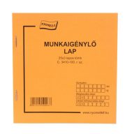 MUNKAIGÉNYLŐ LAP 50X3LAP C.3410-100 140X140MM