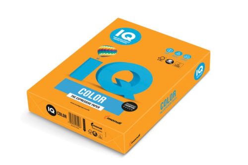 FÉNYMÁSOLÓPAPÍR A4 160G NARANCS IQ COLOR OR43