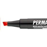 PERMANENT MARKER VÁGOTT 1-4MM PIROS PERMANENT 12 ICO 