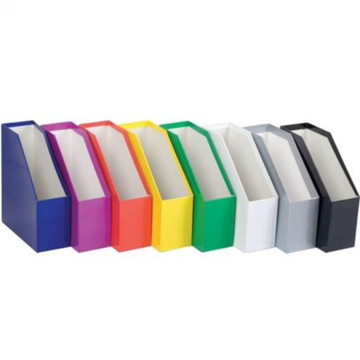 Iratpapucs 9cm, karton, fóliázott Bluering® fekete