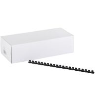 SPIRÁL MŰANYAG 12 MM FEKETE 100 DB