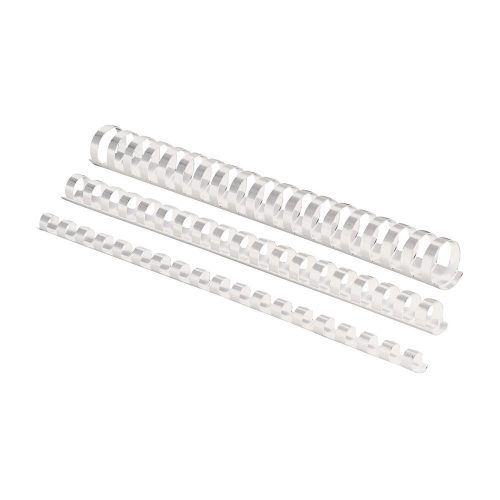 Spirál műanyag 22 mm fehér 100db/doboz