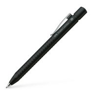   Golyóstoll, 0,5 mm, nyomógombos, FABER-CASTELL "Grip-2011", metál fekete