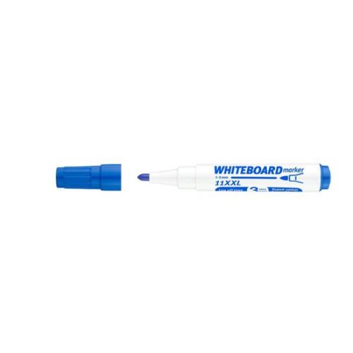 Tábla- és flipchart marker, 1-3 mm, kúpos, ICO "Plan", kék