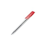   Golyóstoll, 0,5 mm, kupakos, STAEDTLER "Triplus", piros