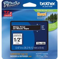 Brother TZe-335 12 mm széles 8 m hosszú szalagkazetta