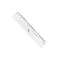 VONALZÓ 15 CM MŰANYAG