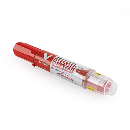 Táblamarker 2-5mm, vágott utántölthető piros medium V-Board Pilot